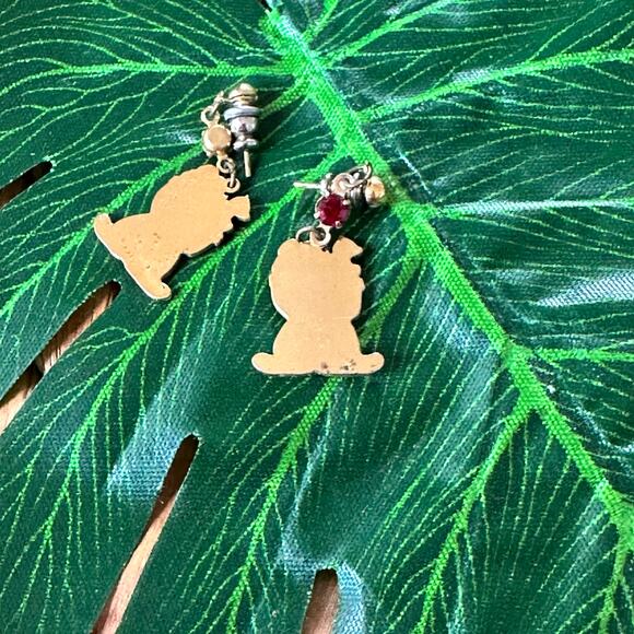 BOGO FREE VTG DANGLY CIRCUS CLOWN EARRINGS 80’s - Picture 6 of 6